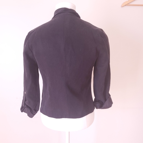 Anthro Cartonnier Travelogue drape front blazer - Picture 3 of 7
